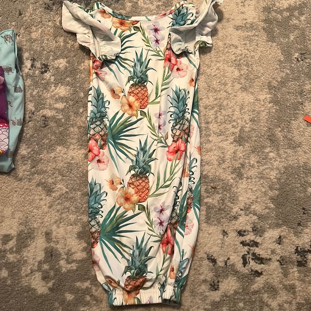 Silk gown